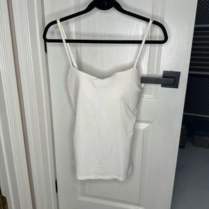 Panache Superbra (34E) ivory lightly lined tank